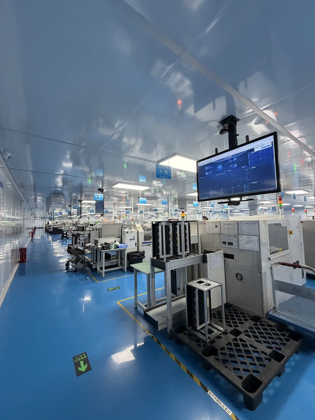 Hala de asamblare SMT WellPCB din Shenzhen